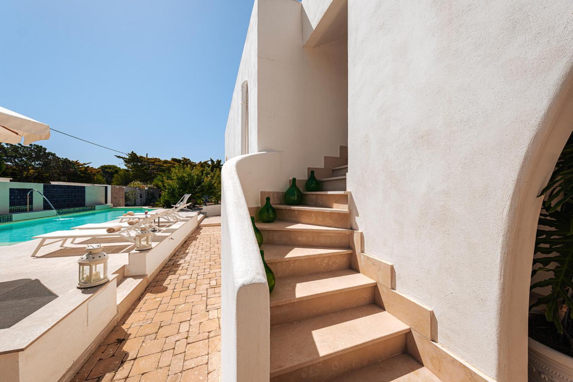 Helloapulia Villa Pool And Beach - 150Mt From The Sea San Foca Bagian luar foto